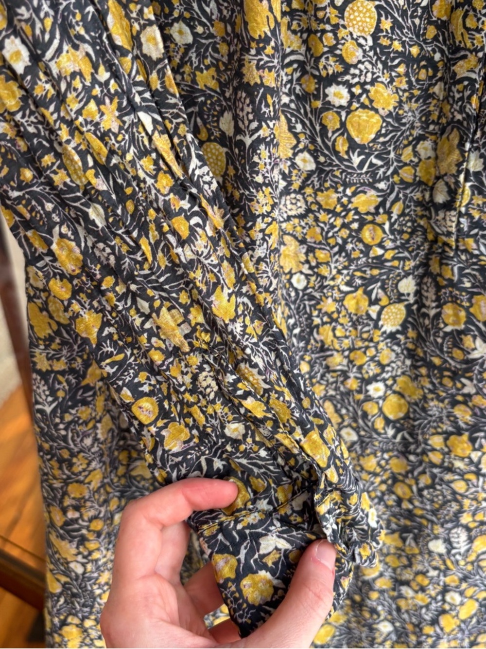 Isabel Marant Etoile Robe Jobia Floral Maxi Dress Size 42 - Picture 4 of 6